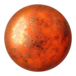CP-18 Opaque Hyacinth Bronze Cabochon Par Puca® 18 mm. Round-0
