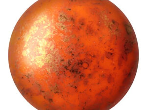 CP-25 Opaque Hyacinth Bronze Cabochon Par Puca® 25 mm. Round-0