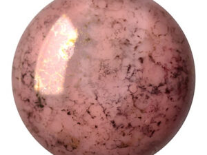 CP-18 Opaque Rose Bronze Cabochon Par Puca® 18 mm. Round-0