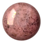 CP-25 Opaque Rose Bronze Cabochon Par Puca® 25 mm. Round-0