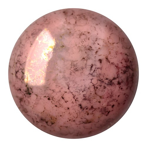 CP-25 Opaque Rose Bronze Cabochon Par Puca® 25 mm. Round-0