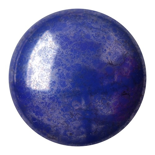 CP-18 Opaque Sapphire Silver Cabochon Par Puca® 18 mm. Round-0