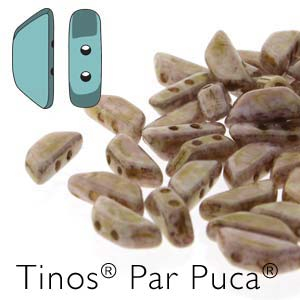 TIN-03000-15695 Opaque White Rose Gold Ceramic Look, Tinos par Puca -13563