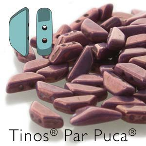 TIN-03000-15726 Opaque White Amethyst Gold Ceramic Look, Tinos par Puca -13562