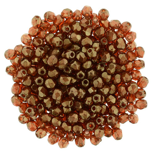 0030289 Dark Bronze Hyacinth facet 2.5 mm. 100 Pc.-0 0030289 Dark Bronze Hyacinth facet 2.5 mm. 100 Pc.-0