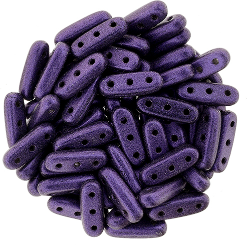 CMBM-79021MJT Metallic Suede - Purple CzechMates® Beam 10 gram-0 CMBM-79021MJT Metallic Suede - Purple CzechMates® Beam 10 gram-0