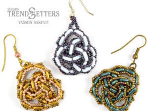 Celtic Knot Earings, Free Pattern with CzechMates® Bars-0