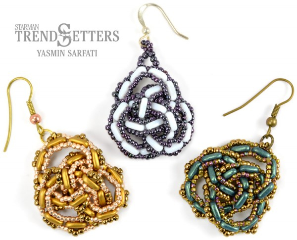 Celtic Knot Earings, Free Pattern with CzechMates® Bars-0 Celtic Knot Earings, Free Pattern with CzechMates® Bars-0