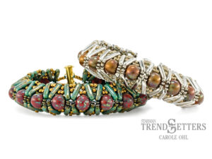 Denali Cuff, Free Pattern with CzechMates™ Beam Beads.-0