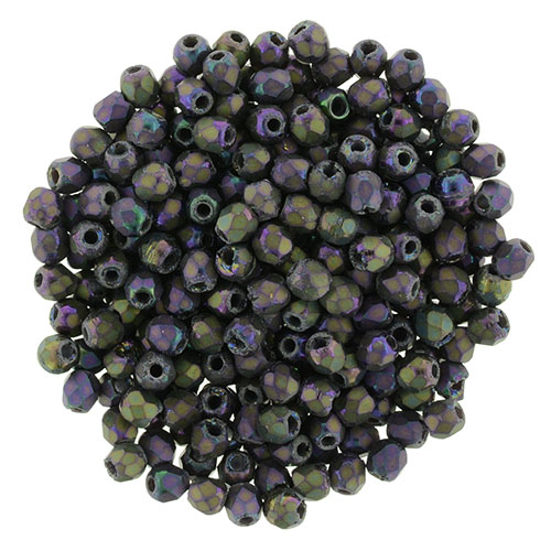 FP-2,5-21195JT Fire Polished Matte Iris Purple 2,5 mm.-0 FP-2,5-21195JT Fire Polished Matte Iris Purple 2,5 mm.-0