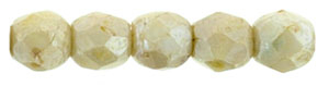 FP-2,5-65401AL Fire Polished Opaque Luster Picasso 2,5 mm.-13901