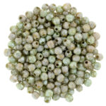 FP-2,5-65455AL Fire Polished Ultra Luster Opaque Green 2,5 mm.-0