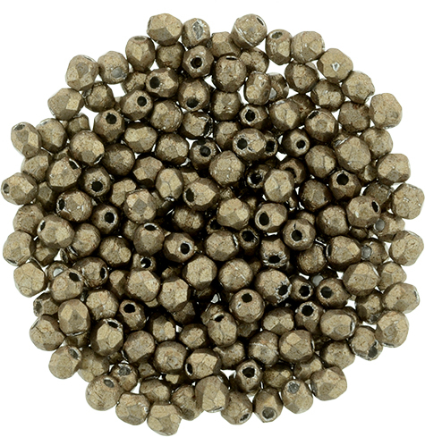 FP-2,5-77056CR Fire Polished ColorTrends: Saturated Metallic Hazelnut 2,5 mm.-0 FP-2,5-77056CR Fire Polished ColorTrends: Saturated Metallic Hazelnut 2,5 mm.-0