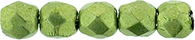 FP-2,5-77064CR Fire Polished ColorTrends: Saturated Metallic Greenery 2,5 mm.-13941