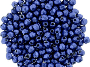 FP-2,5-77065CR Fire Polished ColorTrends: Saturated Metallic Lapis Blue 2,5 mm.-13947