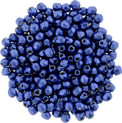 FP-2,5-77065CR Fire Polished ColorTrends: Saturated Metallic Lapis Blue 2,5 mm.-13947 FP-2,5-77065CR Fire Polished ColorTrends: Saturated Metallic Lapis Blue 2,5 mm.-13947