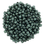 FP-2,5-79051JT Fire Polished Metallic Suede – Lt. Green 2,5 mm.-0