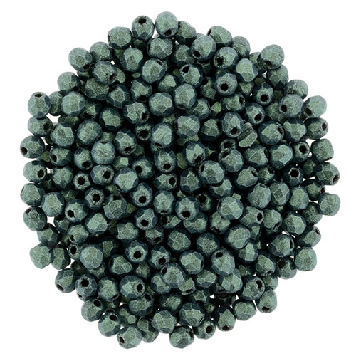 FP-2,5-79051JT Fire Polished Metallic Suede - Lt. Green 2,5 mm.-0 FP-2,5-79051JT Fire Polished Metallic Suede - Lt. Green 2,5 mm.-0