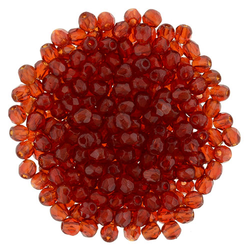 FP-2,5-90080 Fire Polished Siam Ruby 2,5 mm.-0