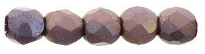 FP-2,5-DS02010 Fire Polished Matte - Luster - Opaque Bronzed Smoke 2,5 mm.-13837