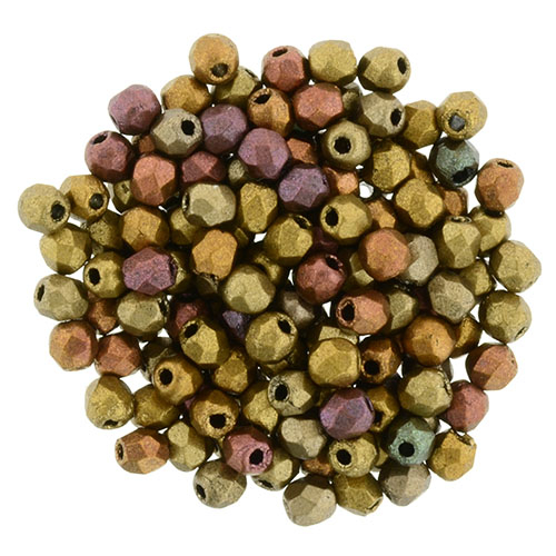 FP-2,5-00030-01640JT Fire Polished Matte Metallic Bronze Iris 2,5 mm.-0 FP-2,5-00030-01640JT Fire Polished Matte Metallic Bronze Iris 2,5 mm.-0