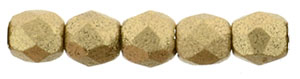 FP-2,5-00030-01710 Fire Polished Matte Metallic Flax 2,5 mm.-13801