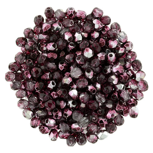 FP-2,5-K15226CR Fire Polished Mirror-Purple 2,5 mm.-0