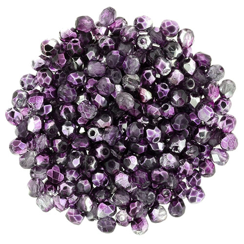 FP-2,5-K5203CR Fire Polished Mirror-Orchid 2,5 mm.-0 FP-2,5-K5203CR Fire Polished Mirror-Orchid 2,5 mm.-0
