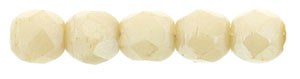 FP-2,5-LC02010 Fire Polished Luster-Opaque Champagne 2,5 mm.-13841