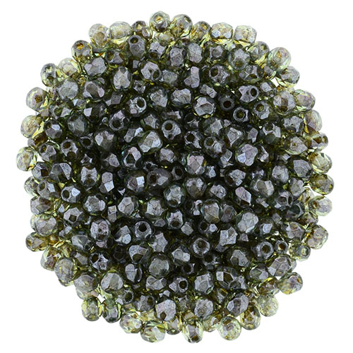 FP-2,5-00030LN Fire Polished Luster Transparent Green 2,5 mm.-0 FP-2,5-00030LN Fire Polished Luster Transparent Green 2,5 mm.-0