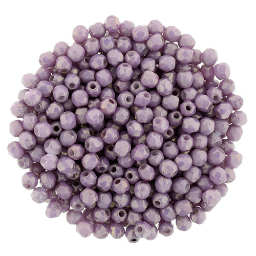 FP-2,5-LZ02010 Fire Polished Luster - Opaque Lilac 2,5 mm.-0 FP-2,5-LZ02010 Fire Polished Luster - Opaque Lilac 2,5 mm.-0