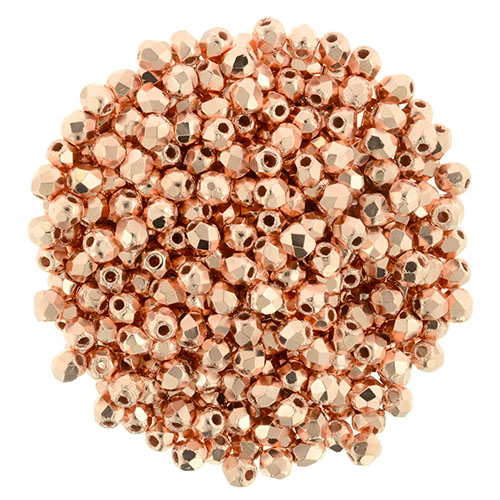 FP-2,5-MAG03 Fire Polished Metallic Copper Penny 2,5 mm.-0