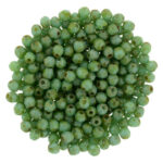 FP-2,5-63130T Fire Polished Turquoise Picasso 2,5 mm.-0