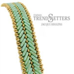 Cypress Leaf Bracelet, Free Pattern with CzechMates™ Beam Beads.-0