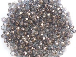 0080529 Crystal Chocolate Metallic Bronze Luster facet 2.5 mm. 100 Pc.-13652