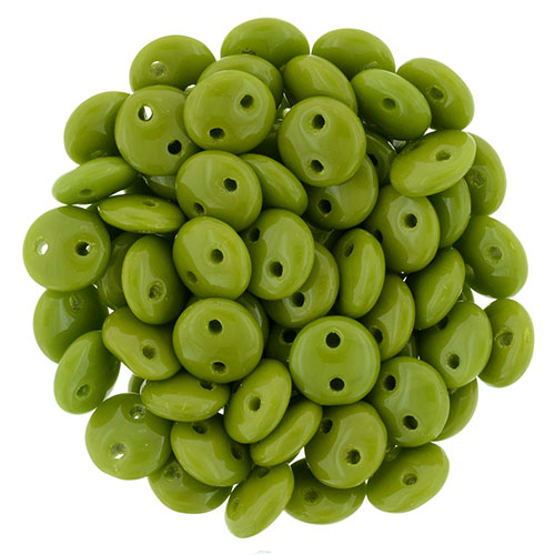CML-53420 CzechMate Lentils Opaque Olive 40 Pc.-0 CML-53420 CzechMate Lentils Opaque Olive 40 Pc.-0