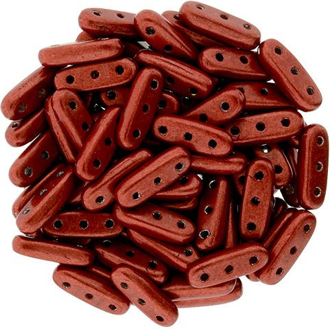 CMBM-77047CR ColorTrends: Saturated Metallic Aurora Red CzechMates® Beam 10 gram-0 CMBM-77047CR ColorTrends: Saturated Metallic Aurora Red CzechMates® Beam 10 gram-0