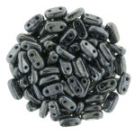 CMB-23980-14400 Jet Hematite CzechMates® Bar, 10 gram-0