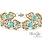 Protect Me Bracelet, Free Pattern with CzechMates™ Beam Beads.-0
