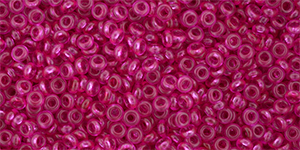 TN-11-YPS0051 Demi Round TOHO: HYBRID ColorTrends: Transparent - Pink Yarrow-0