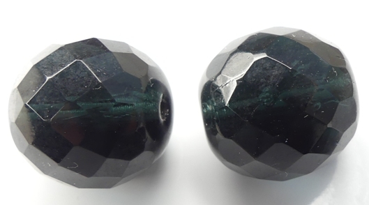 0020206 Dark Montana, Facet 16 mm. 4 Pc.-0 0020206 Dark Montana, Facet 16 mm. 4 Pc.-0
