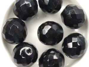 0020206 Dark Montana, Facet 16 mm. 4 Pc.-14520