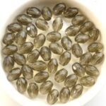 0020296 Black Diamond, Oval shaped Facet 10 x 7 mm. 20 Pc.-0