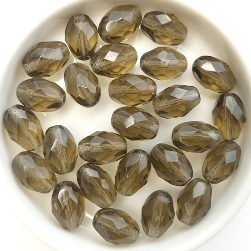0020297 Black Diamond, Oval shaped Facet 11 x 8 mm. 14 Pc.-0
