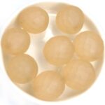 0040241 Matte Crystal Champagne Luster, Facet 16 mm. 4 Pc.-0