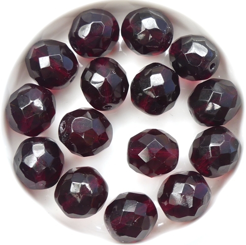 0070405 Fuchsia, Facet 12 mm. 4 Pc.-0 0070405 Fuchsia, Facet 12 mm. 4 Pc.-0