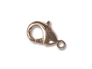 0160006 Karabijnslotje Copper coated, eerste keus 12 mm. 6 Pc.-14608