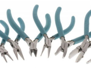 PLFAS04 Beadsmith Light Blue Beaders Tool Set in Clutch.-14600