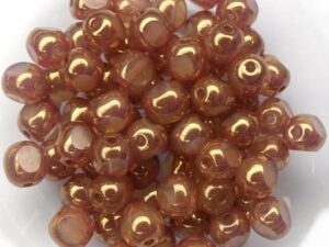 0040248 Opal Beige Bronze 3 Cut 6 mm. 20 Pc.-15103