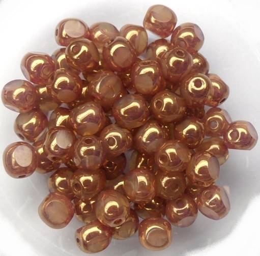 0040248 Opal Beige Bronze 3 Cut 6 mm. 20 Pc.-15103